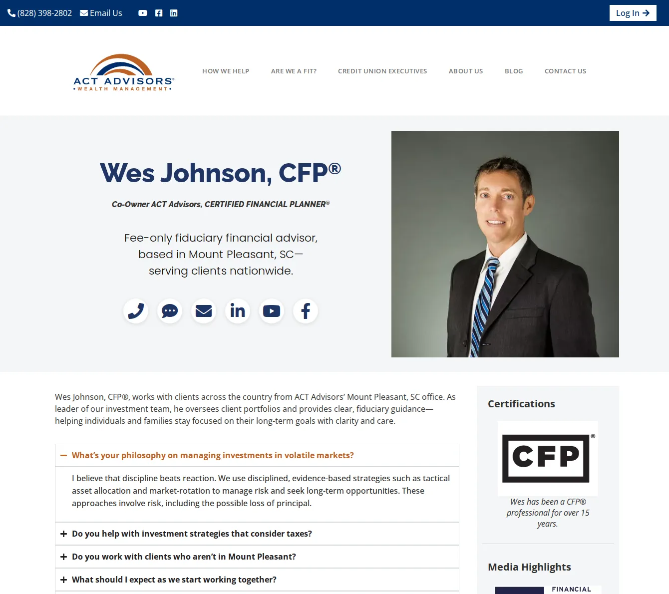 Wes Johnson, CFP