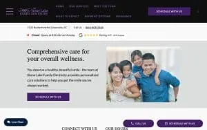 Stone Lake Family Dentistry website