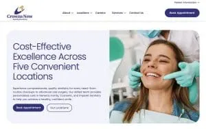 Crowns Now Family Dentistry - Greenville - Cleveland Court website