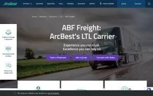 ABF Freight of North Charleston website