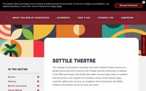 Emmett Robinson Theatre - College of Charleston
