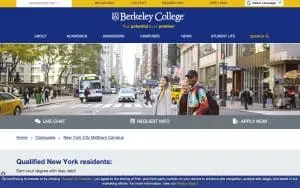 Berkeley College New York City Midtown Campus website
