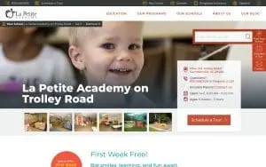 La Petite Academy on Trolley Road website
