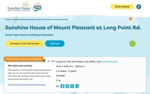 Sunshine House of Mount Pleasant at Long Point Road