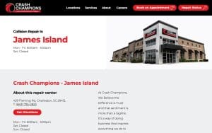 Crash Champions Collision Repair James Island