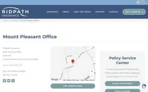 Ridpath Insurance of Mt Pleasant website