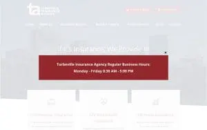 Turbeville Insurance Agency Beaufort website