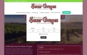 Sauer Grapes Wine Shop, Daniel Island website
