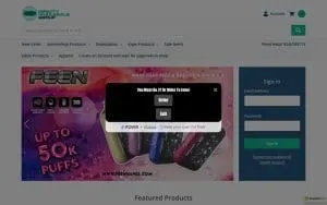 Infinity Wholesale Group LLC website