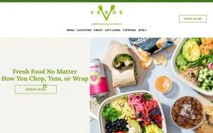Verde of Charleston website