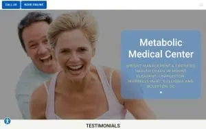 Metabolic Medical Centers of Charleston website
