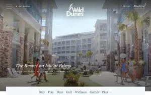 The Links Golf Shop at Wild Dunes website