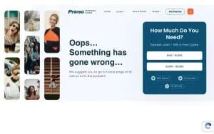 Primo Personal Loans of North Charleston website