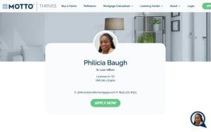 Philicia Baugh Motto Mortgage Thrives