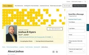 Edward Jones - Financial Advisor: Joshua B Ayers, RICP®|AAMS® website