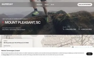 Gameday Men's Health Mount Pleasant TRT, Peptide, and ED Clinic website