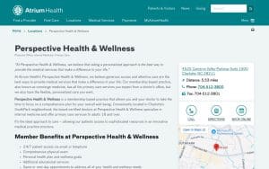 Atrium Health Perspective Health & Wellness