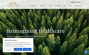 Spruce MD Integrative Medicine website