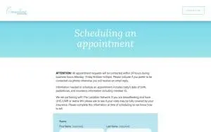 Connections Occupational Therapy website