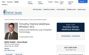 Timothy Patrick Matthew Whelan, MD