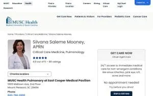 Silvana Saleme Mooney, APRN website