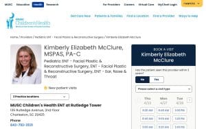 Kimberly Elizabeth McClure, MSPAS, PA-C