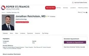 Jonathan Reichstein, MD website