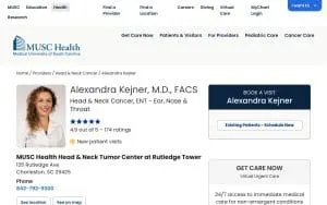 Alexandra Kejner, MD website