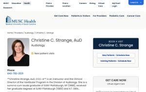 Christine C. Strange, AuD
