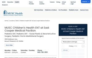 MUSC Children's Health ENT at East Cooper Medical Pavilion