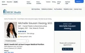 Michelle Sausan Hwang, MD website