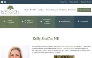 Dr. Kelly Shaffer of Summerville website