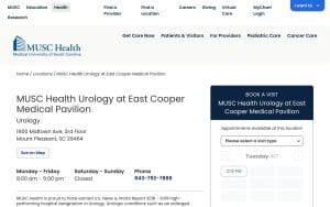 MUSC Health Urology at East Cooper Medical Pavilion