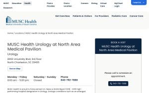 MUSC Health Urology at North Area Medical Pavilion