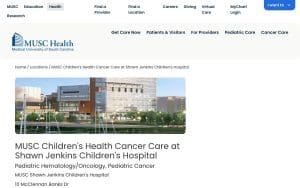 MUSC Children's Health Cancer Care at Shawn Jenkins Children's Hospital