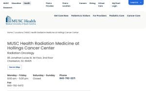 MUSC Health Radiation Medicine at Hollings Cancer Center