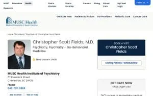 Christopher Scott Fields, MD website
