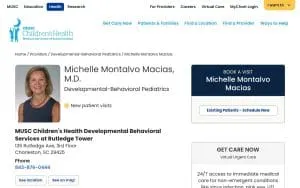 Michelle Montalvo Macias, MD website