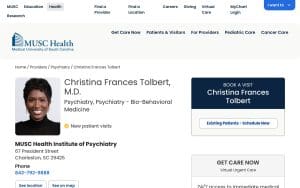 Christina Frances Tolbert, MD
