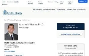 Austin M Hahn, PhD website