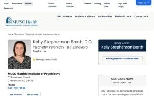 Kelly Stephenson Barth, DO website