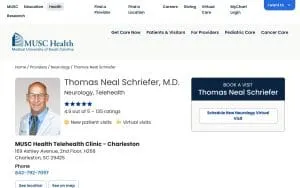 Thomas Neal Schriefer, MD website