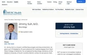 Jimmy Suh, MD website