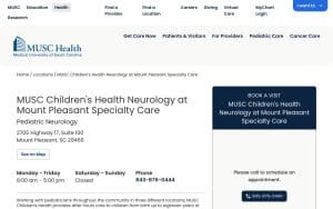 MUSC Children's Health Neurology at Mount Pleasant Specialty Care