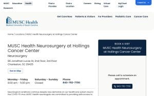 MUSC Health Neurosurgery at Hollings Cancer Center