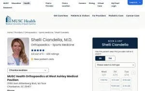 Shelli Ciandella, MD website