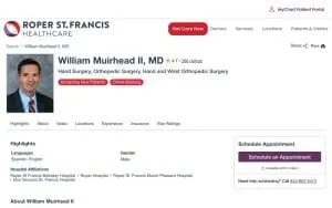 William R. Muirhead, MD website
