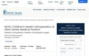 MUSC Children's Health Orthopaedics at West Ashley Medical Pavilion