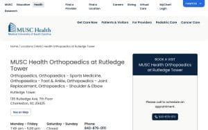 MUSC Health Orthopaedics at Rutledge Tower