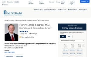 MUSC Health Dermatology: Kearse Hank MD